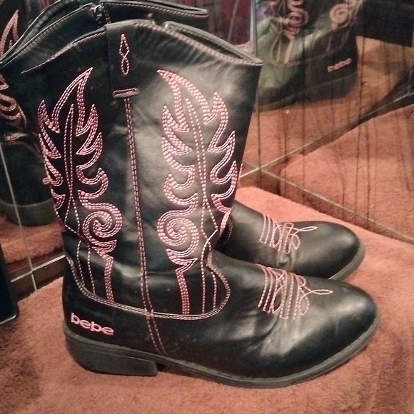 Bebe Size 6 Girl Cowboy Boots - Picture 4 of 6